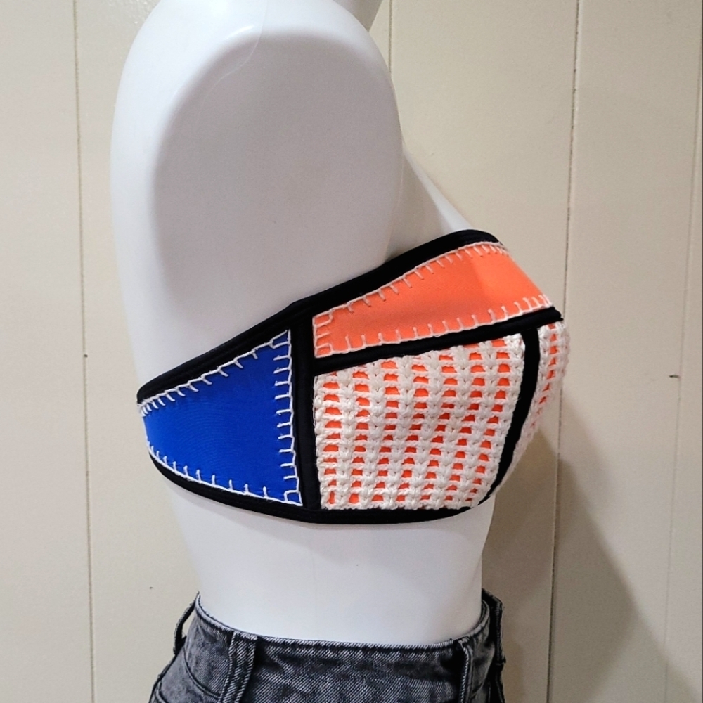 Triangl Color Block Strapless Zip Front Bikini To… - image 3
